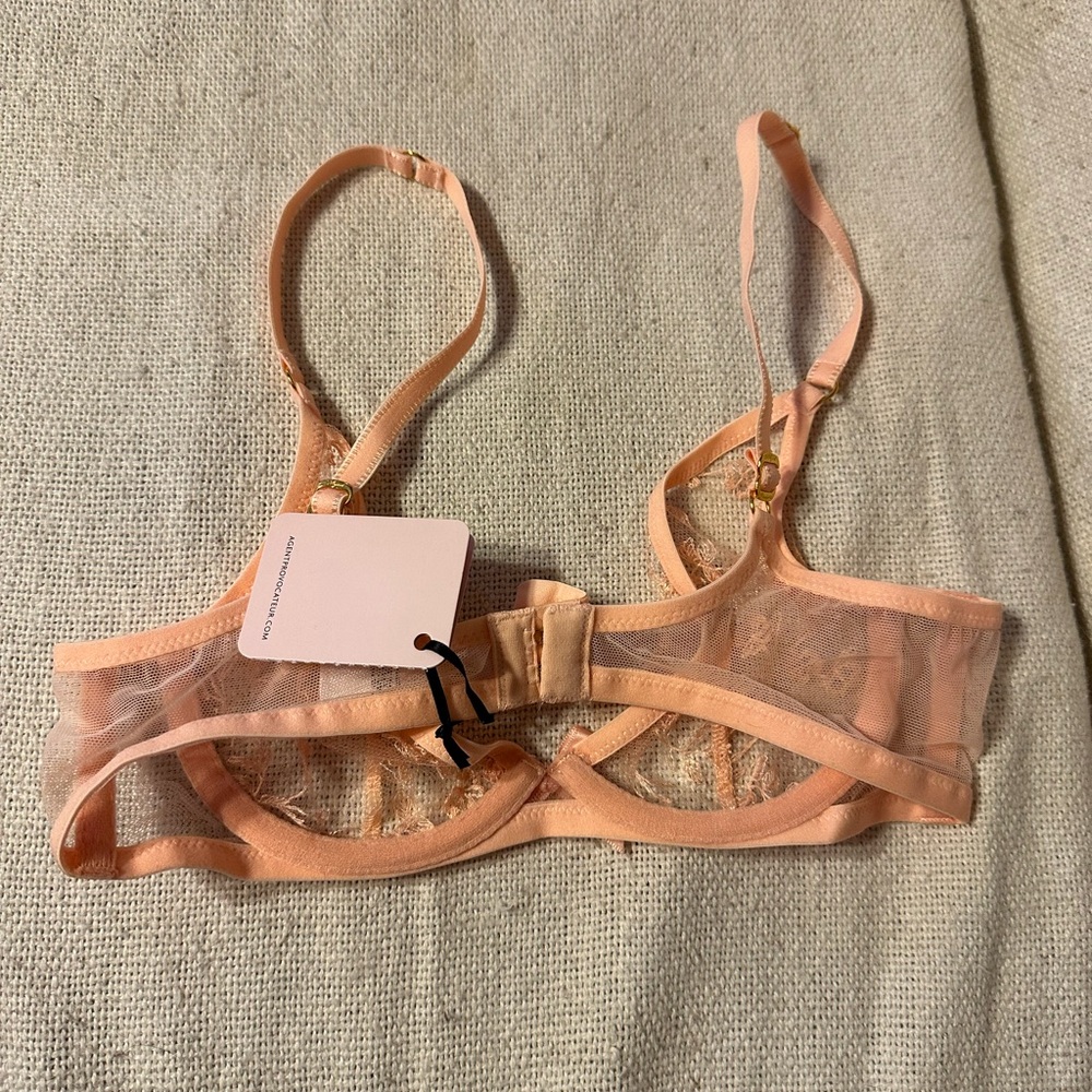 Agent Provocateur Blush Lace Bra Set - Picture 3 of 10